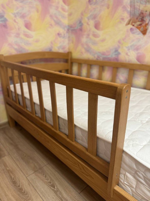 Деревянная кровать 90x200 без матраса 3