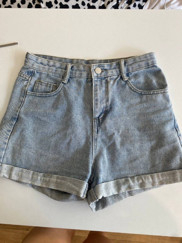 джинсовые женские шорты размер S-M 2