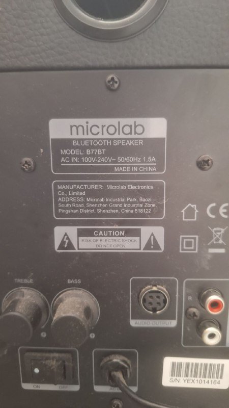 Колонки Bluetooth + AUX Microlab