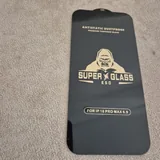 Защитное стекло SUPER GLASS ESD для iPhone 16 Pro Max 3