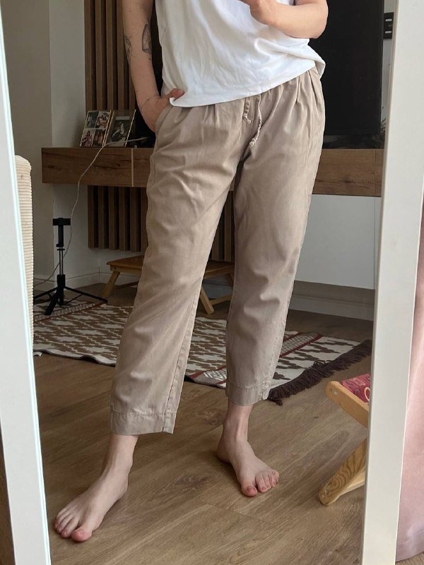 Жилет Sela, джинсовые шорты Mango, трикотажная водолазка, свитер, кардиган H&M, ветровка анорак, спортивные штаны, летние штаны Reserved, боди, джинсы Gloria Jeans 8