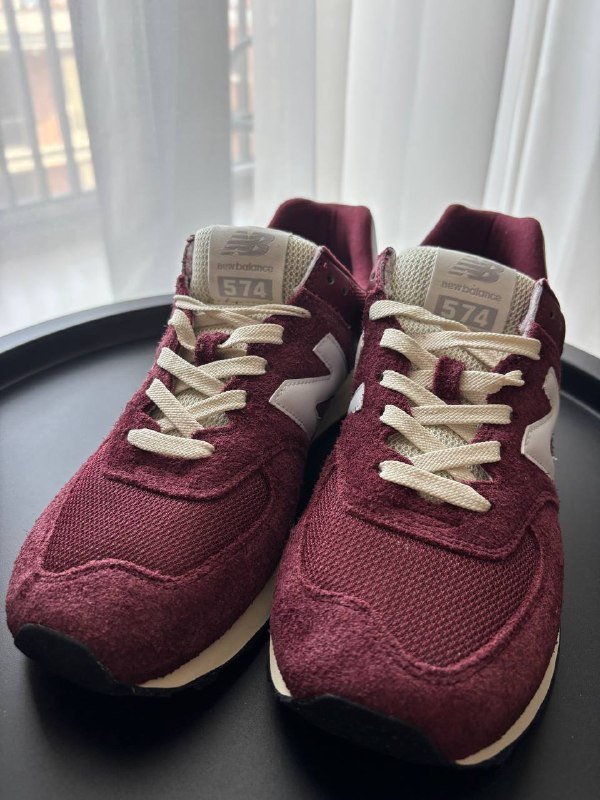 New Balance 574 бордовые мужские кроссовки размер 43 3