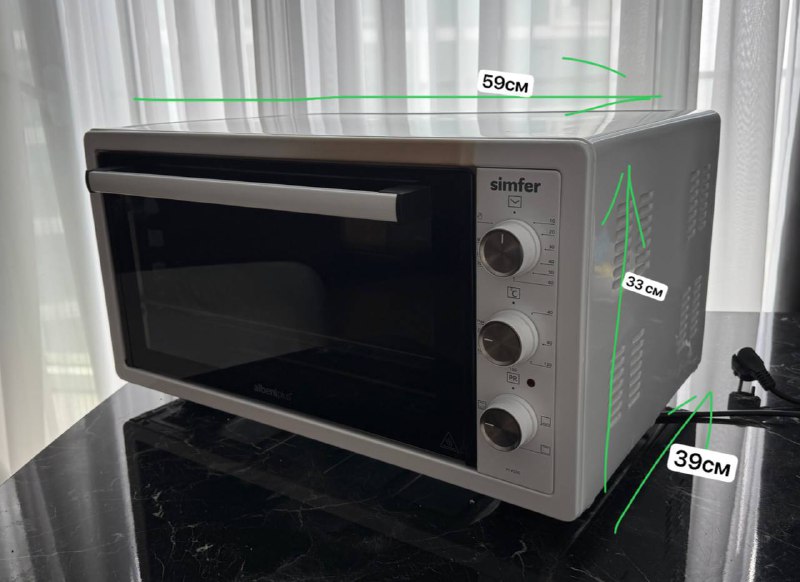 Духовка Simfer с мелкими косметическими недочётами