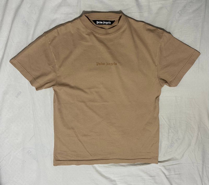 Футболка Palm Angels GD Reverse Logo Tee Beige S
