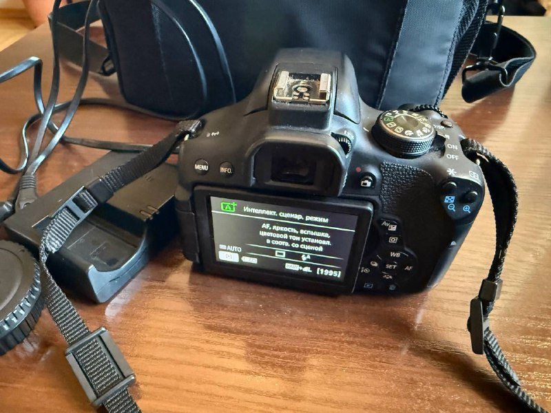 фотоаппарат Canon 750D с объективом 18-55 мм 2