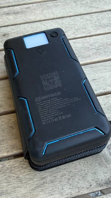 Powerbank Simtech S8 Extra солнечный 20000мАч