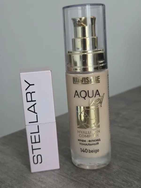 Stellary Volumiser lip balm, Luxvisage Aqua Veil крем-флюид 1