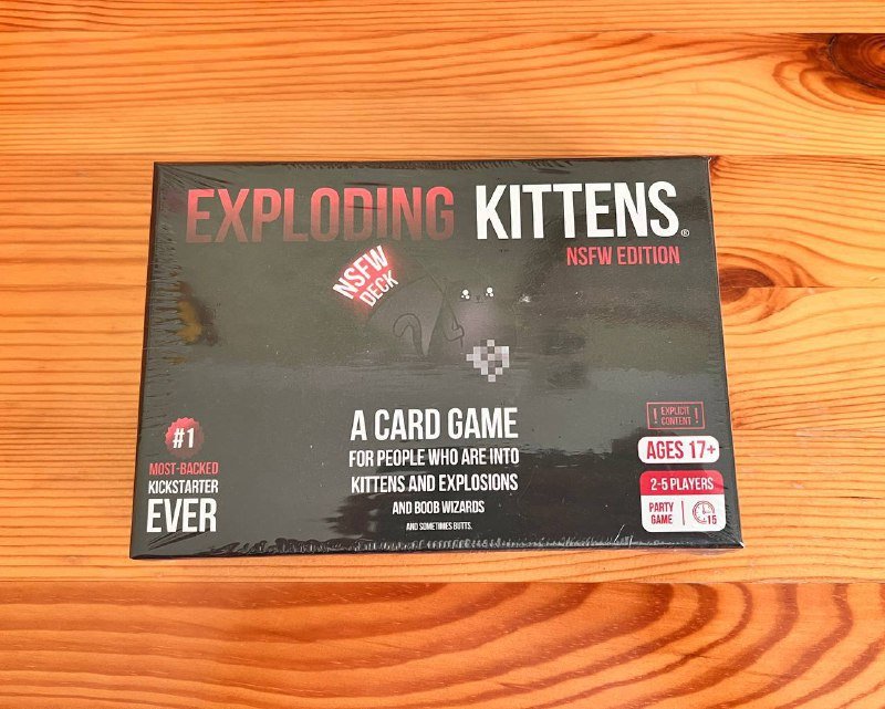 Настольные игры Coup, Exploding Kittens, Exploding Kittens NSFW Edition 3