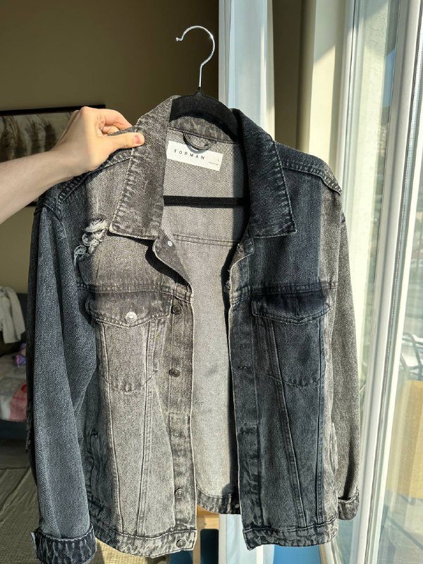 Джинсовая куртка topman L унисекс