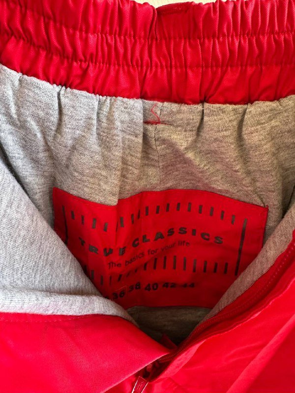 Женские лыжные штаны красного цвета 7