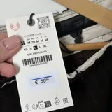 Брюки в елочку с защипами Zara 9