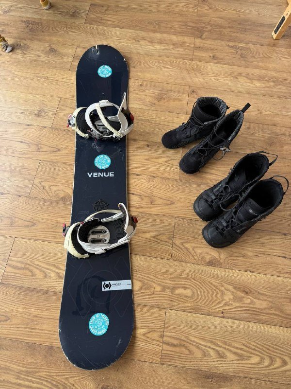 Сноуборд комплект борд, крепления, ботинки