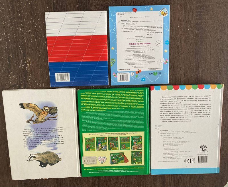 Пособия и книги для подготовки к школе и развития детей 5-8 лет 2