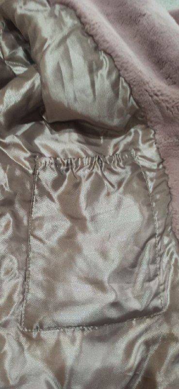 Шуба пыльно-розового цвета MONRO XS-M искусственный мех 7