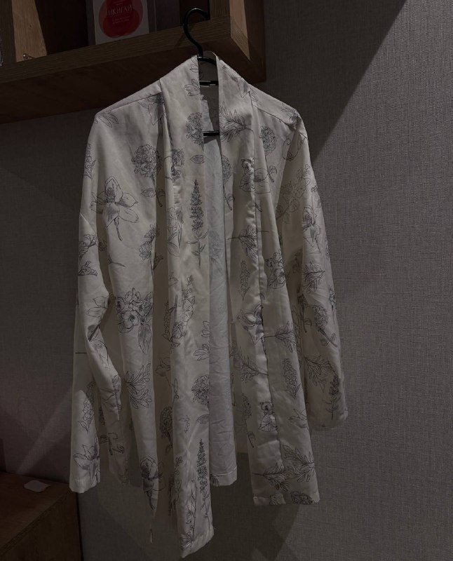 Женское кимоно халат с поясом размер S