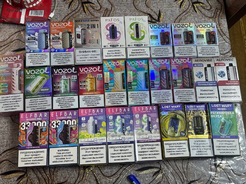 Дудки и одноразки Elfbar, Lost Mary, Vozol и др.