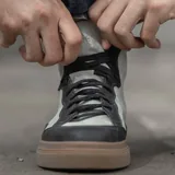 Мужские кеды из натуральной кожи и замши 4