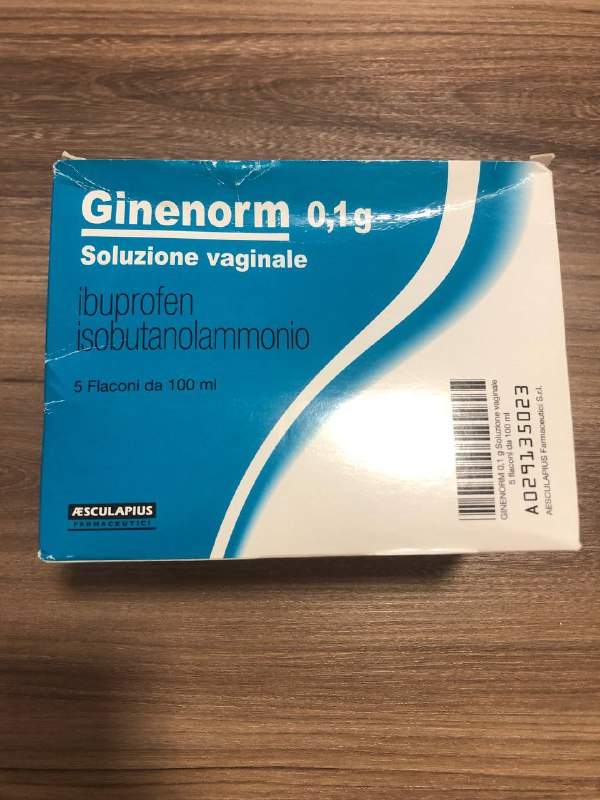 Ginenorm 0,1 g раствор для спринцеваний 5 флаконов