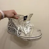 Vans высокие кеды белые 1