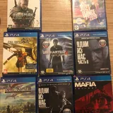PlayStation 4 Slim 500GB с двумя геймпадами и играми 2