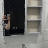 Тумба с раковиной и зеркалом 2