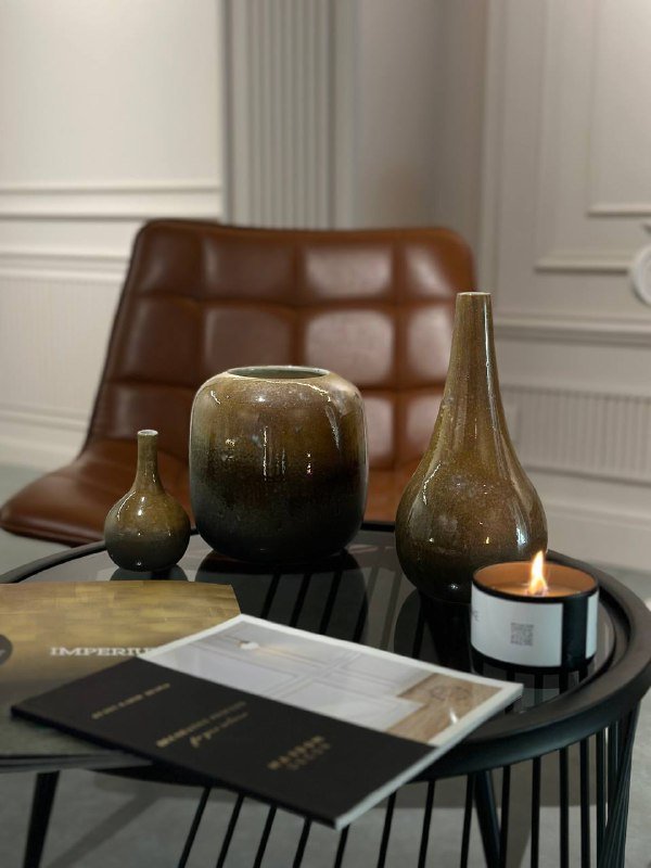 Вазы ручной работы 3 шт, 2 шт, 1 шт