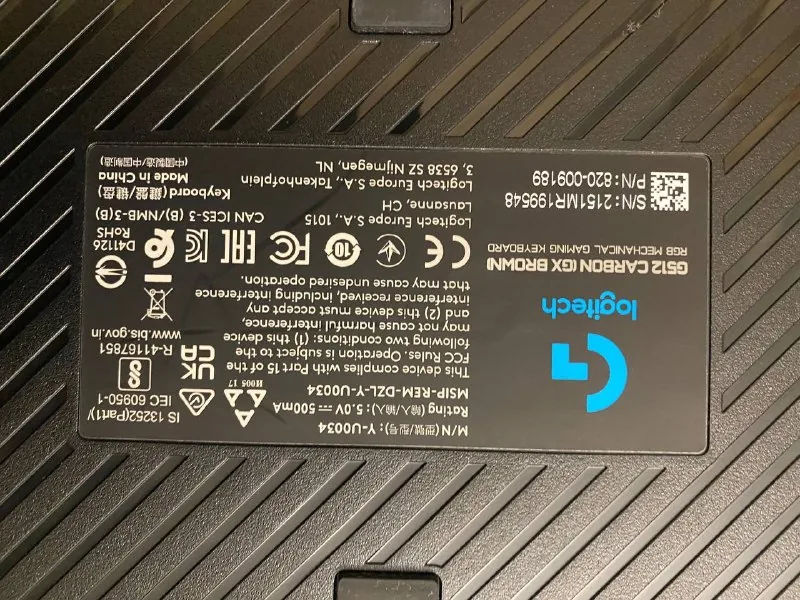 Механическая клавиатура Logitech 1