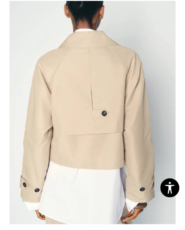 укороченый тренч ZARA 3