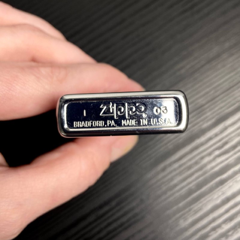 Винтажная зажигалка Zippo с флагами стран 2