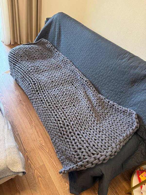 Утяжеленный плетеный плед Bearaby 2