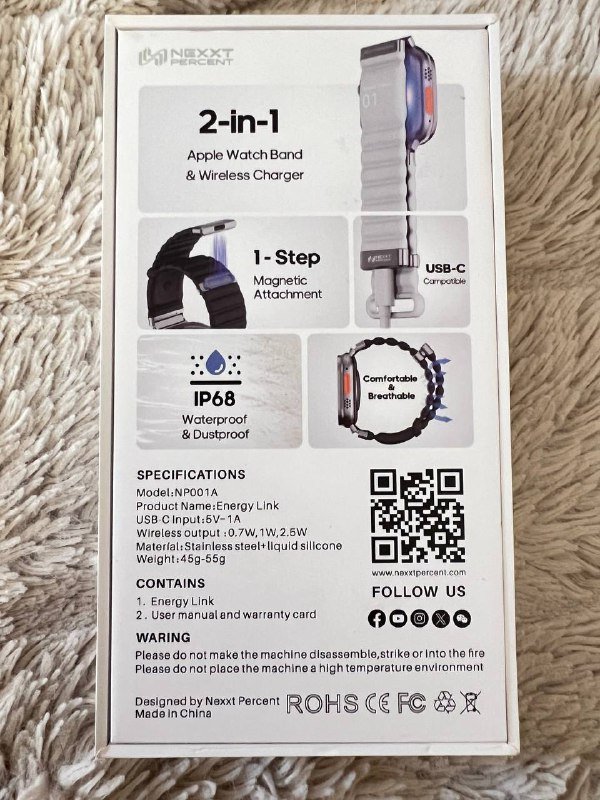 Браслет Apple Watch 46mm с дополнительной батарейкой 2