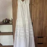 Белое свадебное платье, летний сарафан H&M 2
