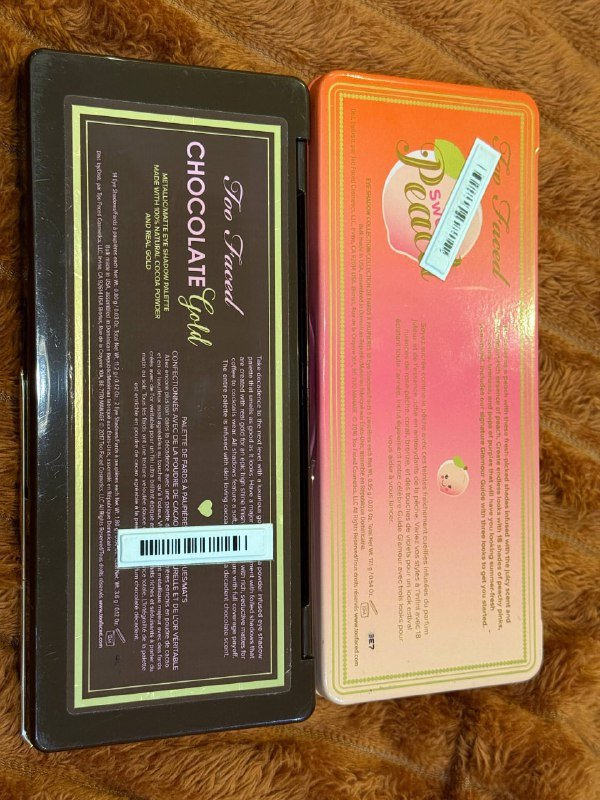 Палетки теней Too Faced Chocolate Gold, Sweet Peach 4