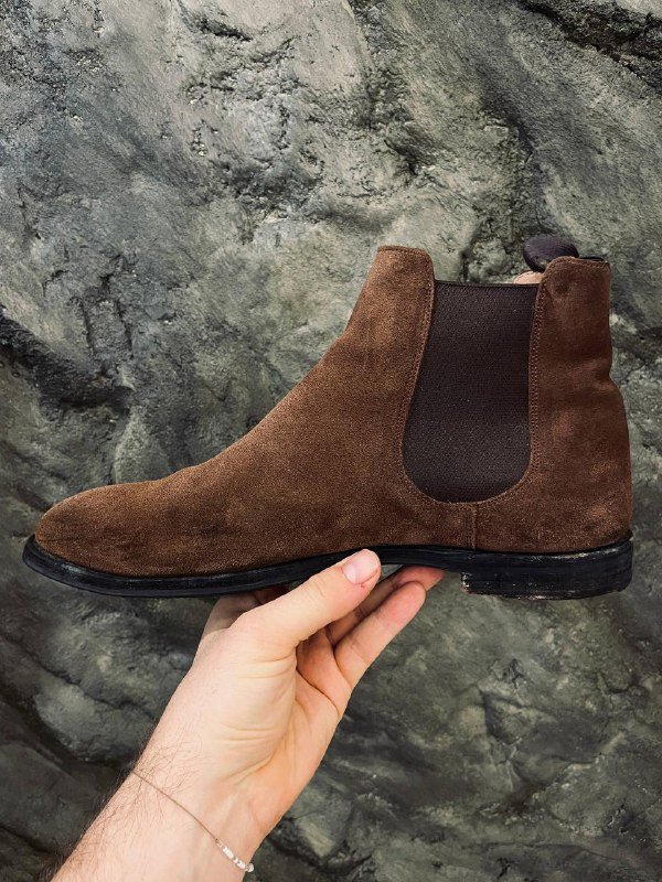 Классические замшевые челси Church’s размер 42-43 2