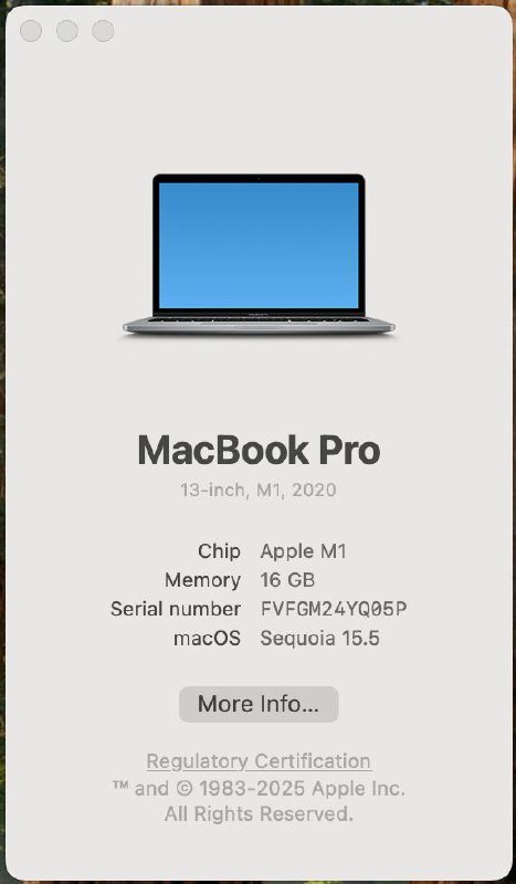 MacBook Pro 13 M1 2020 16GB 500GB SSD 2