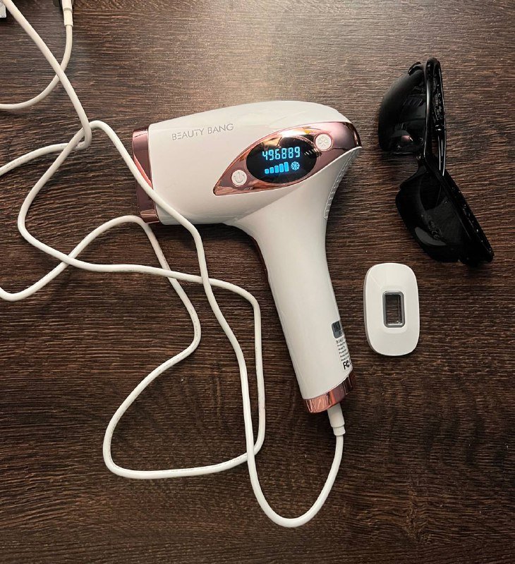 Фотоэпилятор beauty bang IPL с насадкой и очками