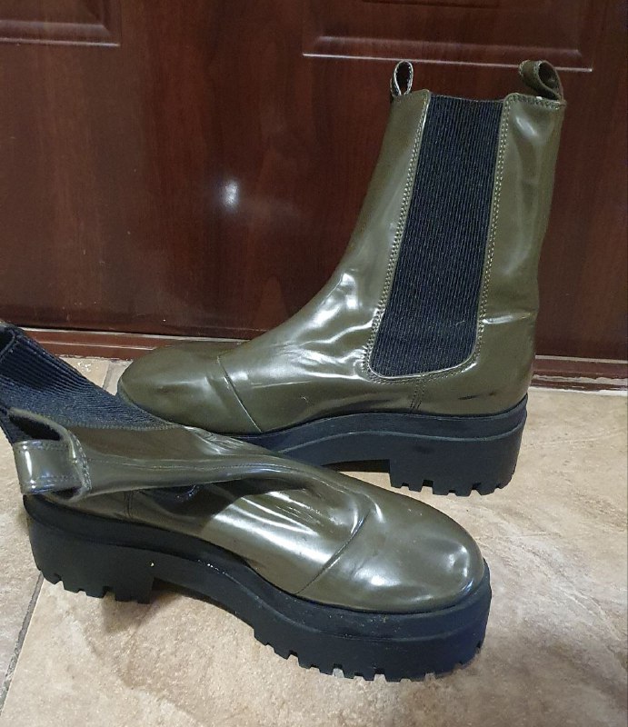 Женские резиновые ботинки размер 41-42 2