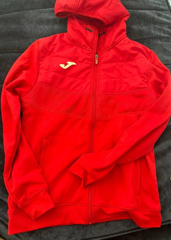 Тёплая кофта Joma с капюшоном, размер М 3