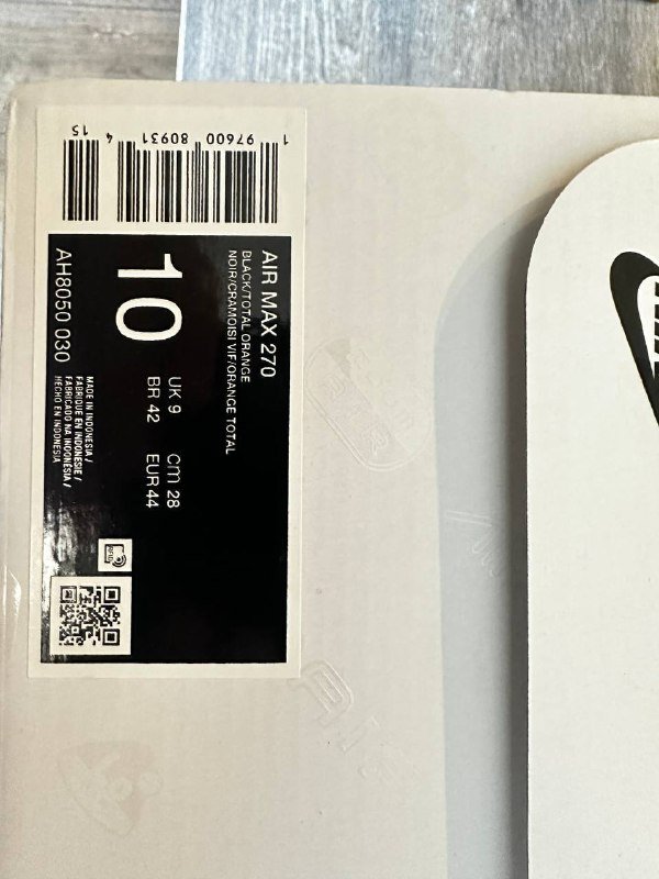 Кроссовки Nike Air Max 270 новые