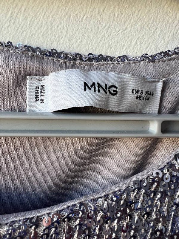 Платье в пайетках Mango размер S 2