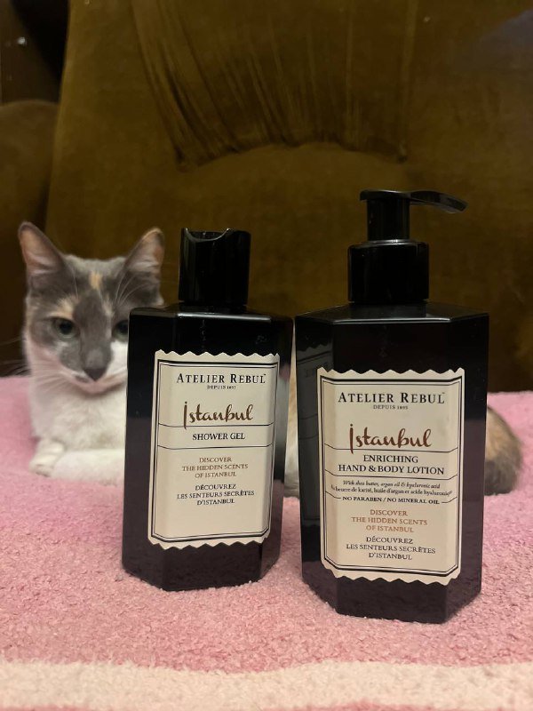 Гель для душа и лосьон для рук и тела Atelier Rebul Istanbul