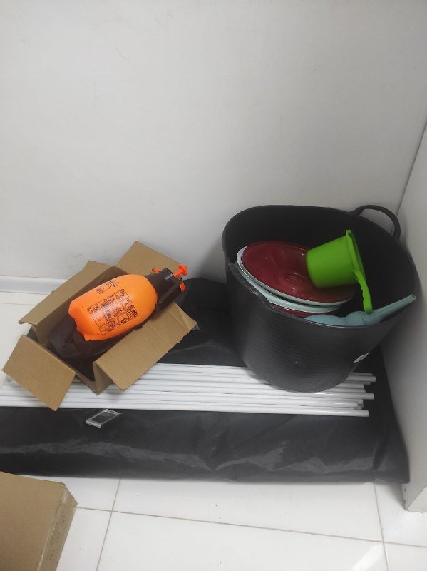 Полный комплект гроубокса с лампой и оборудованием 6