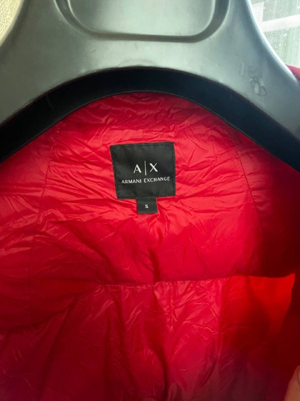 Куртка короткая красная Armani Exchange S/M 3