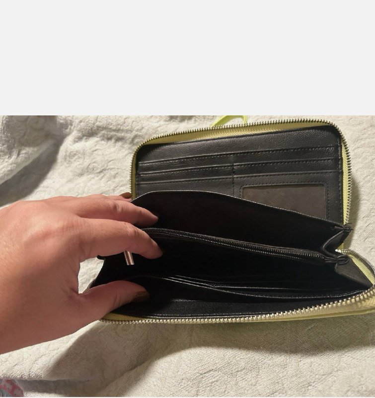 Кошелек Steve Madden желтый вместительный 4