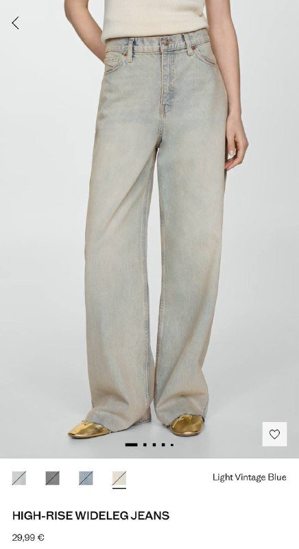 Джинсы MANGO высокие свободные 36 размер 3