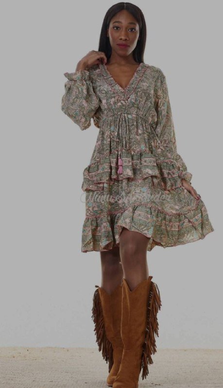 Платье Boho-Style из шелка и вискозы 2