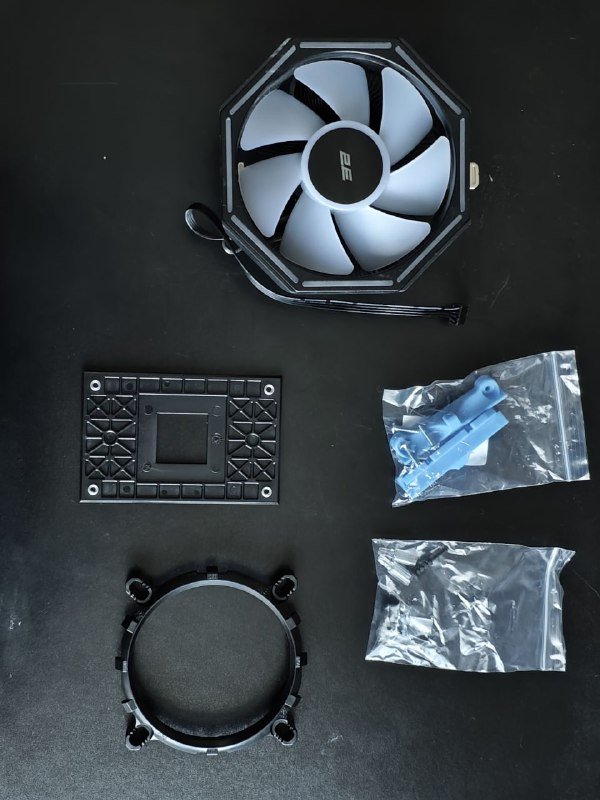 Материнская плата P8H61-M LE/USB3, процессор I5-3330, оперативная память 16ГБ DDR3, видеокарта RX 460 4GB, куллер Intel, куллер 2E-AC120ZP-RGB 8