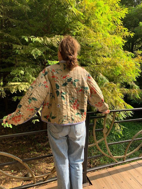 Куртка фуфайка женская размер S-L оверсайз 2