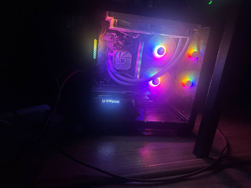 Мощный игровой ПК Ryzen 7 5800X, RTX 4060, 16ГБ, SSD 500ГБ 2