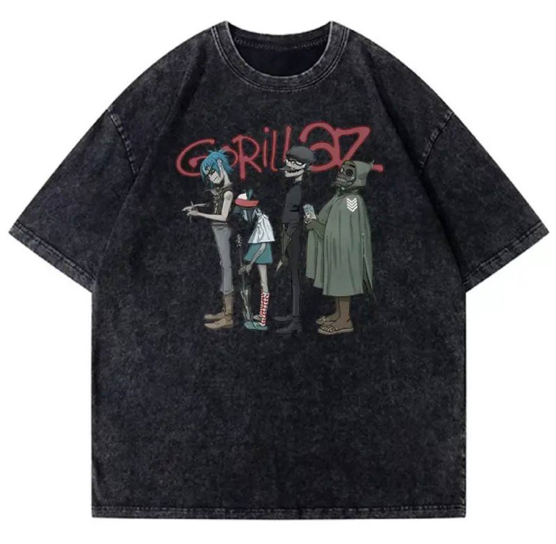 Футболка Gorillaz мужская XXL
